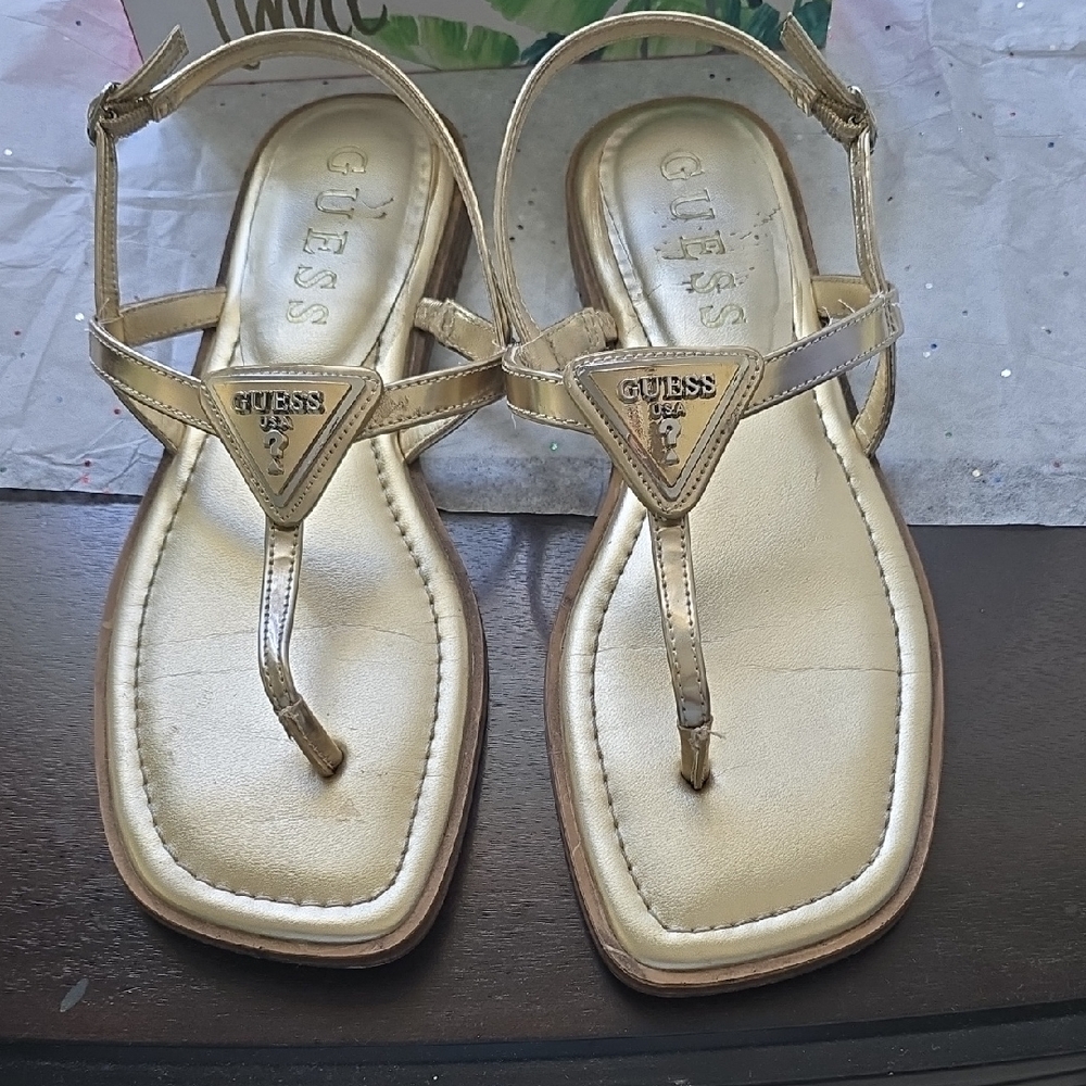 GUESS Metallic Gold Women's Sandals